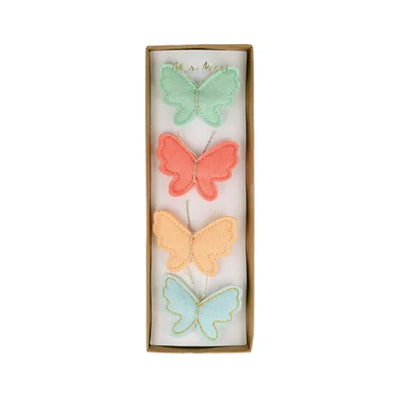 Felt Butterfly Hair Clips