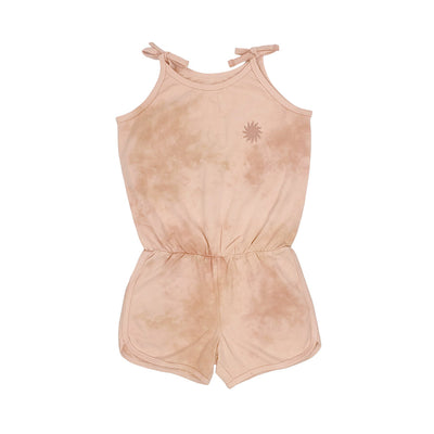 Geode Romper in Faded Pink