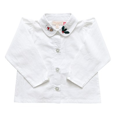 Collar Shirt - Holiday Embroidery