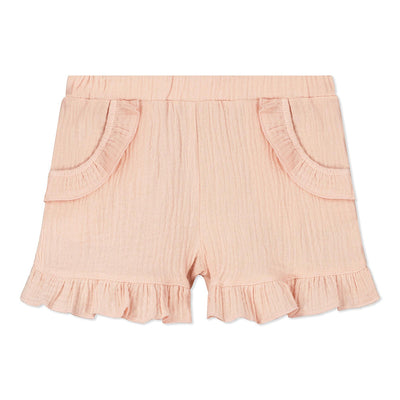 Lyra Shorts in Pink Gauze