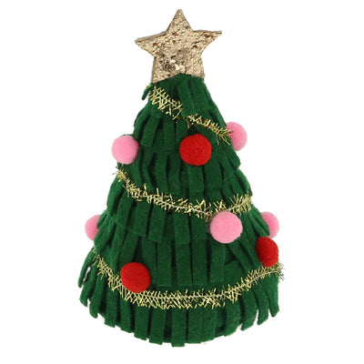 Big Christmas Tree Hair Clip