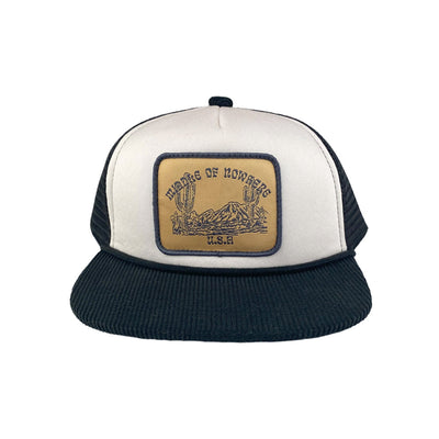 Middle of Nowhere Trucker Hat in Natural/Black