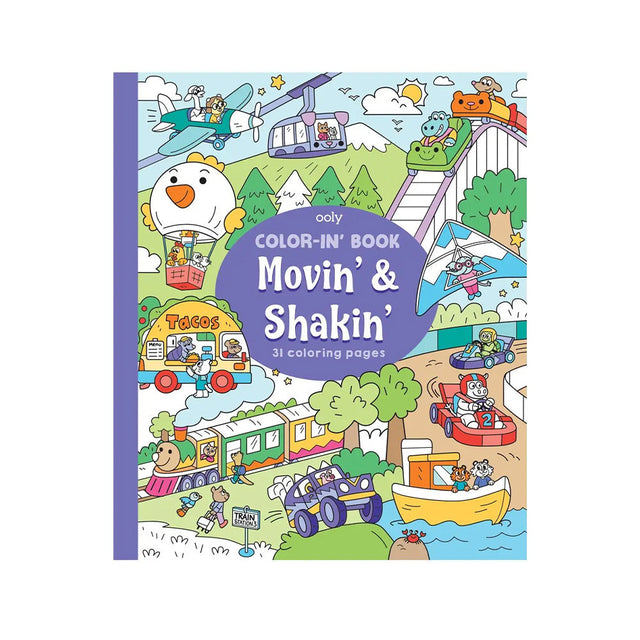 Color-in' Book: Movin' & Shakin'