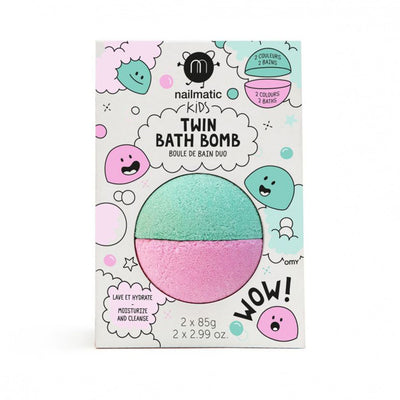 Twin Bath Bomb in Pink + Lagoon