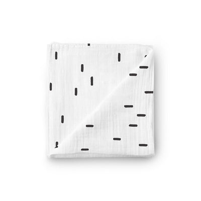 black and white swaddle