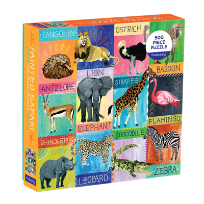 Painted Safari Family Puzzle - 500 pc