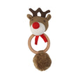 Organic Reindeer Rattle in Brown