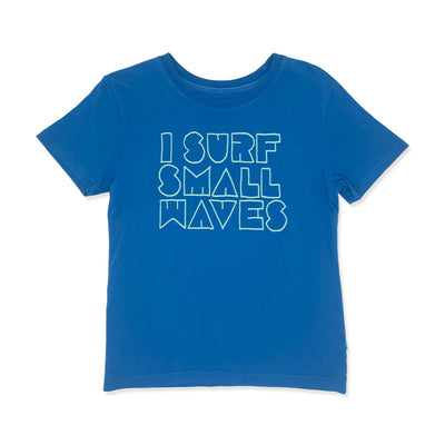 Small Waves Vintage Tee in Seaside Blue