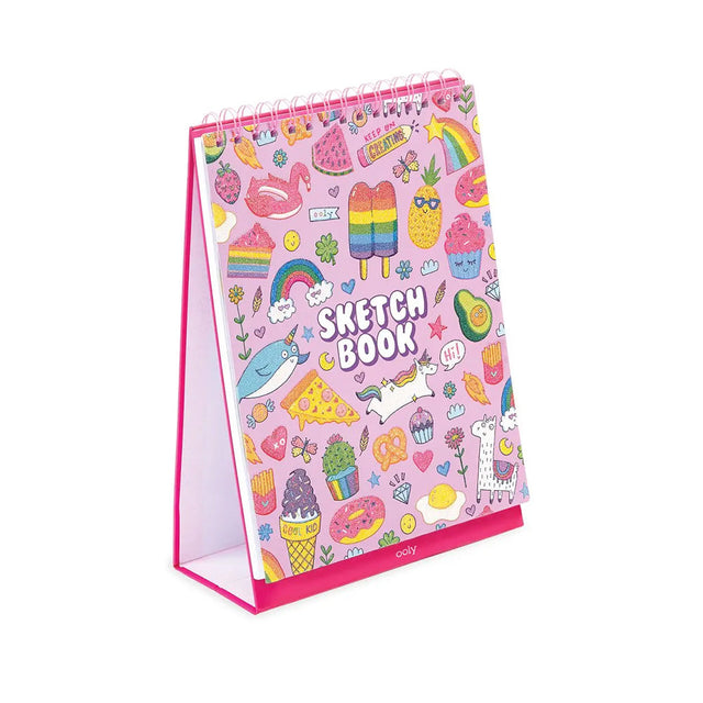 Standing Sketchbook: Cute Doodle World